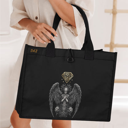 Bolso de lona premium DAZ con estampado integral (3 capas)