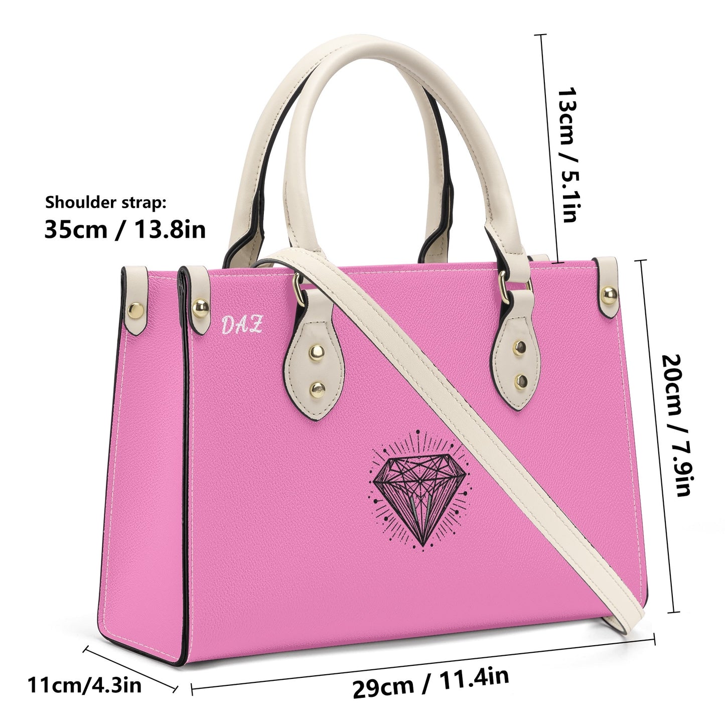 Bolso de mano DAZ Luxury con correa para el hombro