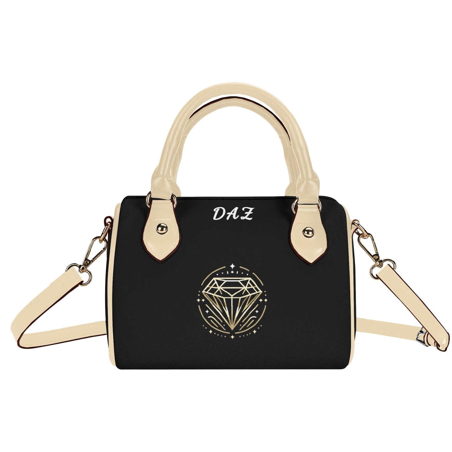 Bolso bandolera Boston pequeño de cuero DAZ Luxury