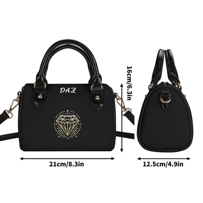 Bolso bandolera Boston pequeño de cuero DAZ Luxury