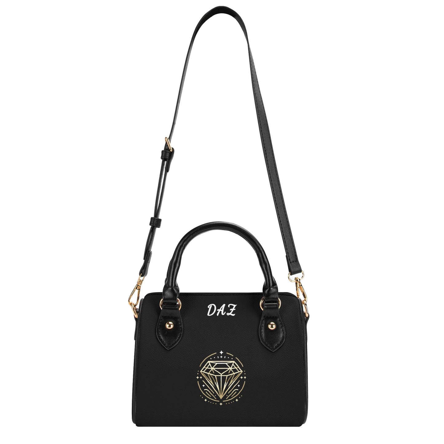 Bolso bandolera Boston pequeño de cuero DAZ Luxury