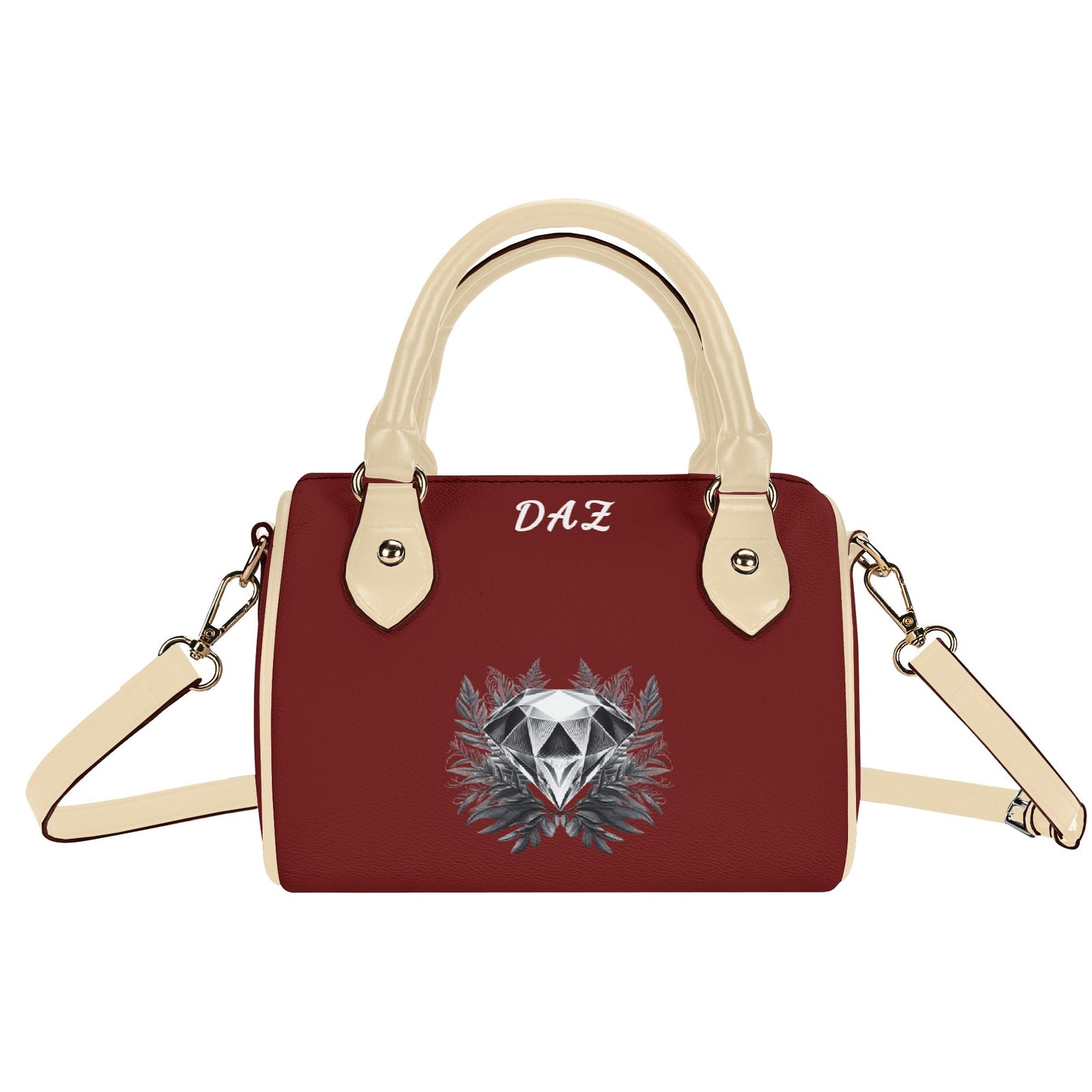 Bolso bandolera Boston pequeño de cuero DAZ Luxury