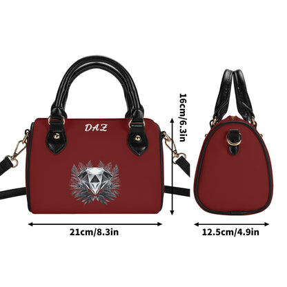 Bolso bandolera Boston pequeño de cuero DAZ Luxury