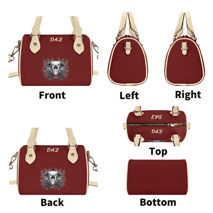 Bolso bandolera Boston pequeño de cuero DAZ Luxury