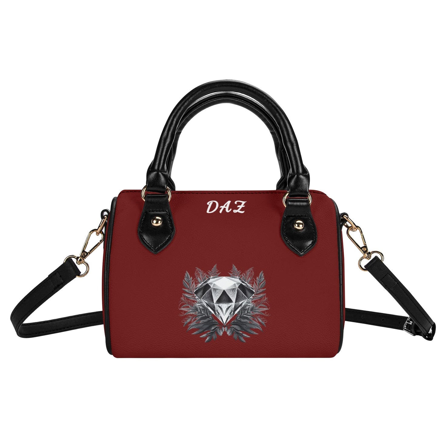 Bolso bandolera Boston pequeño de cuero DAZ Luxury