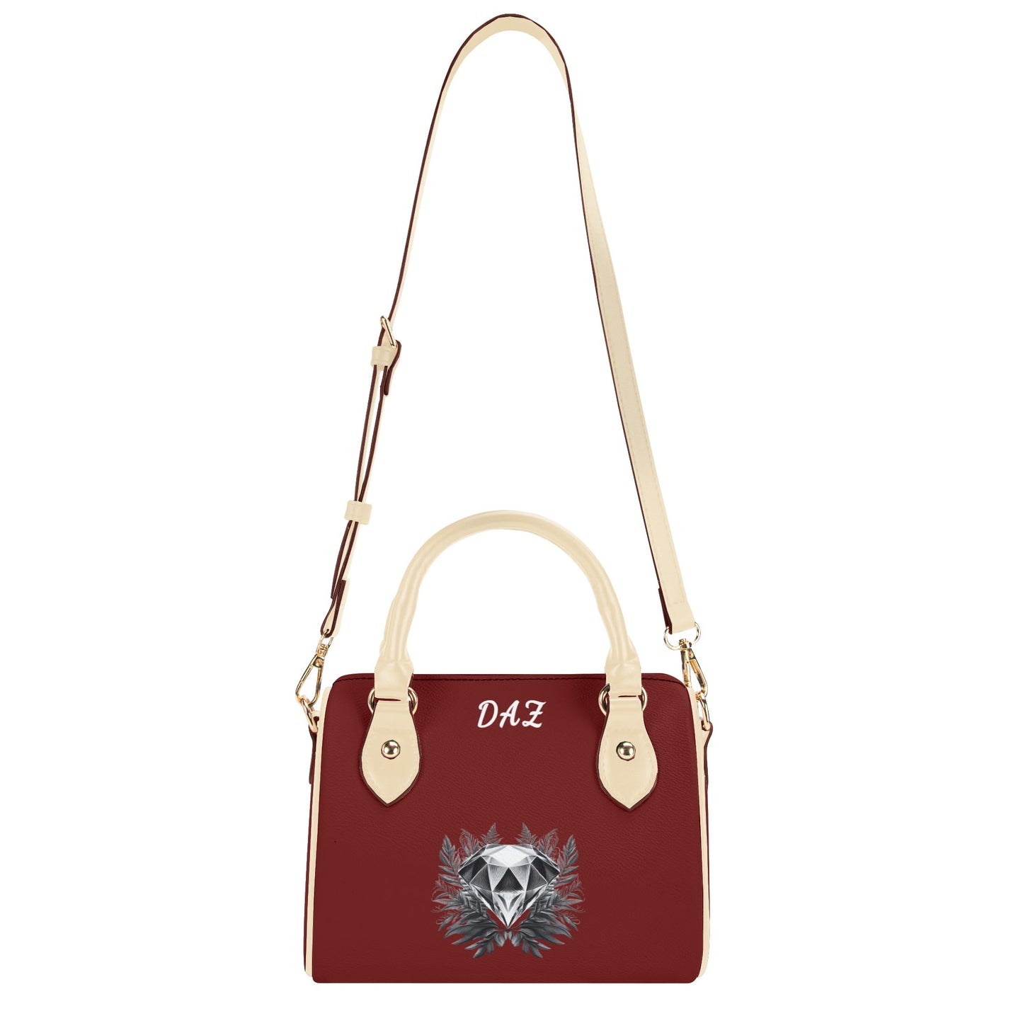 Bolso bandolera Boston pequeño de cuero DAZ Luxury