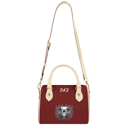 Bolso bandolera Boston pequeño de cuero DAZ Luxury