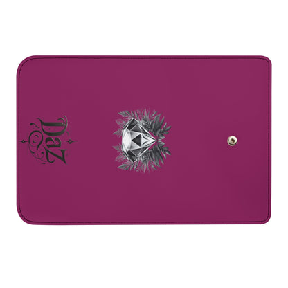 Cartera de mano larga de cuero triple DAZ Luxury