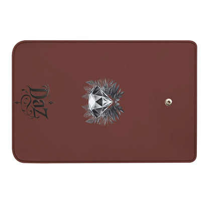 Cartera de mano larga de cuero triple DAZ Luxury