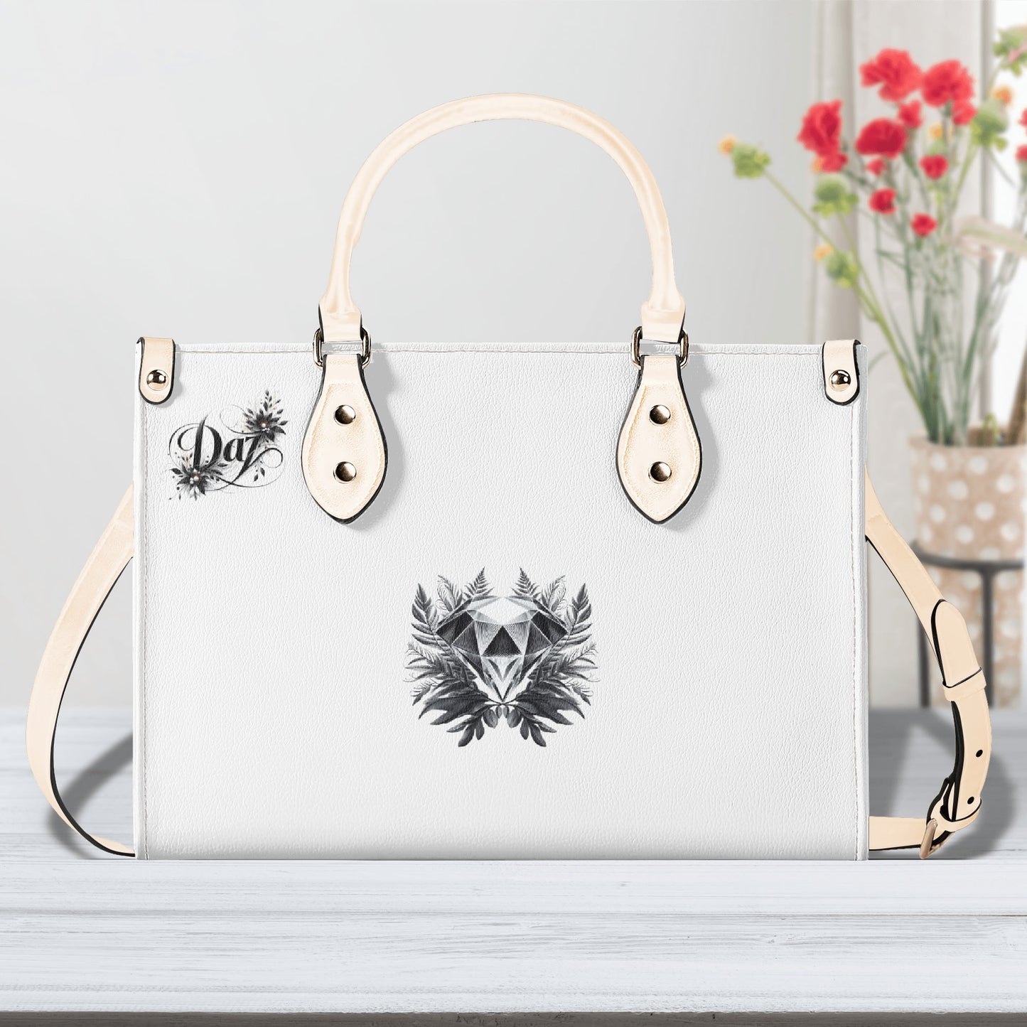 Bolso de mano de cuero sintético DAZ Luxury
