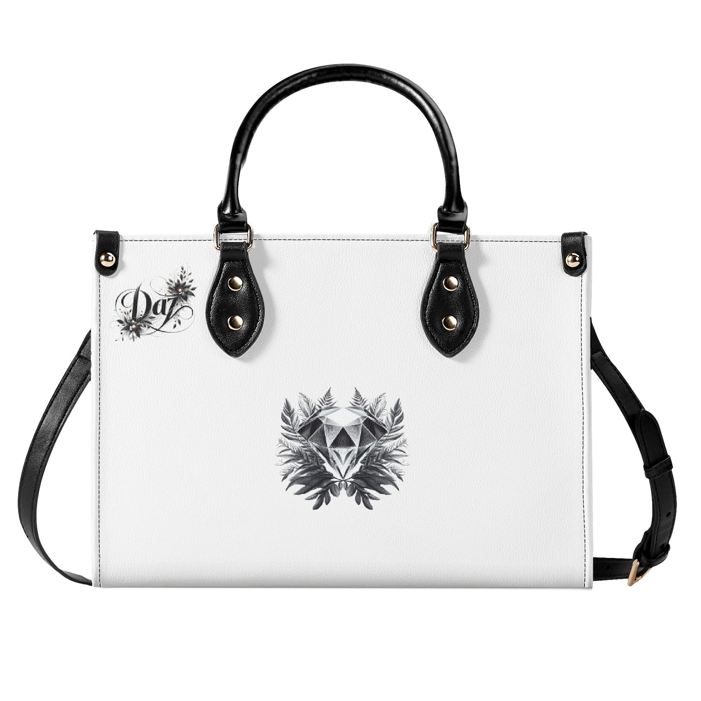 Bolso de mano de cuero sintético DAZ Luxury