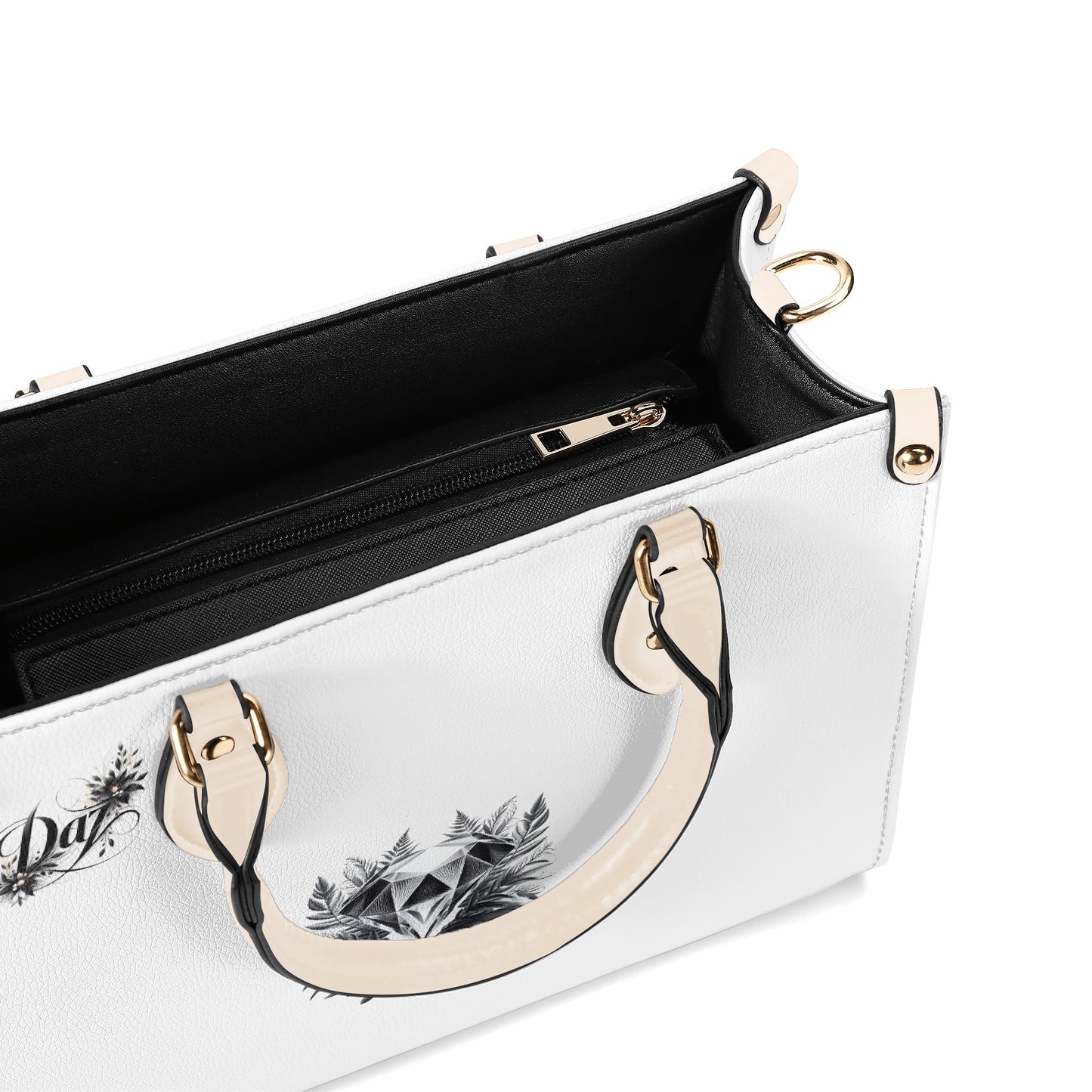 Bolso de mano de cuero sintético DAZ Luxury