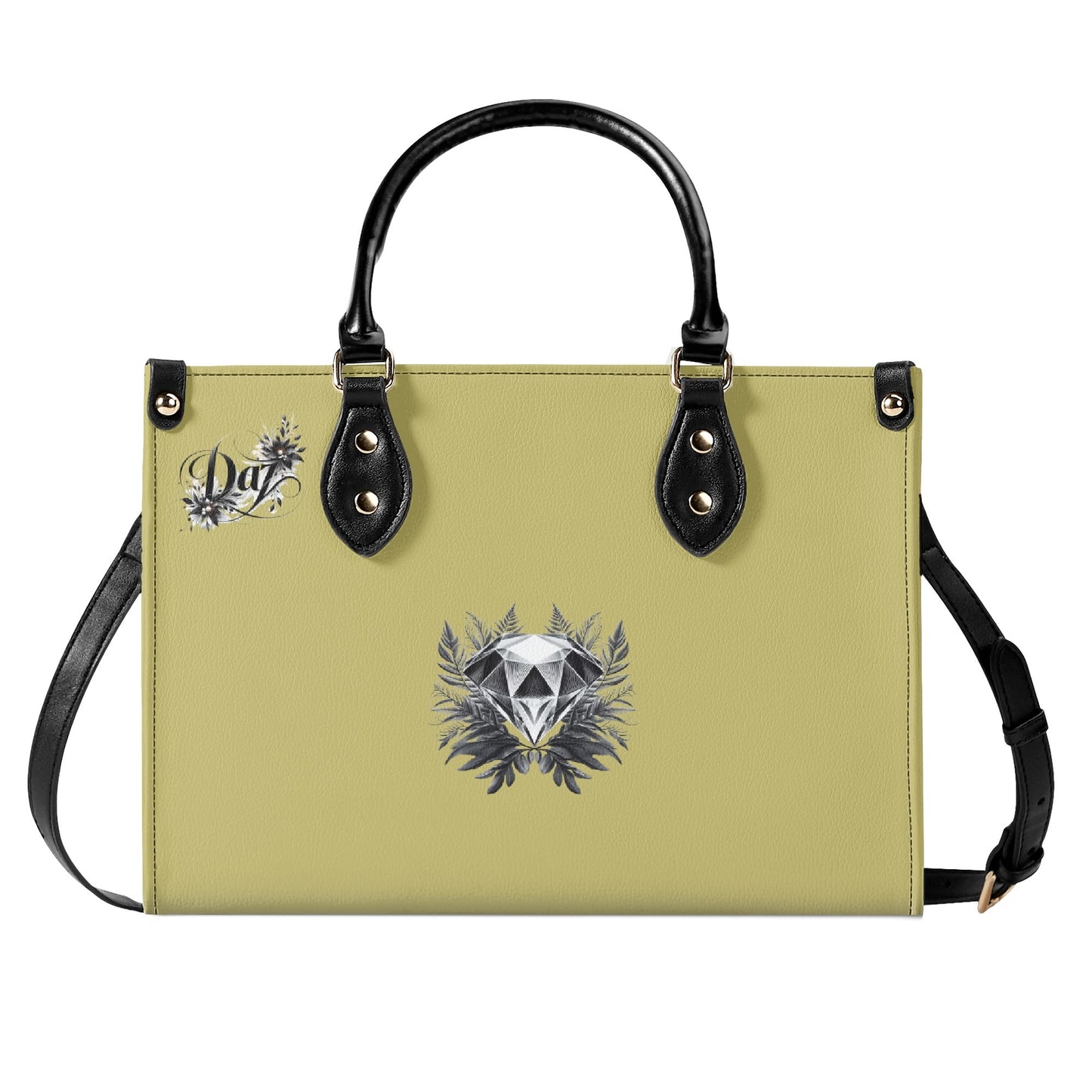 Bolso de mano de cuero sintético DAZ Luxury