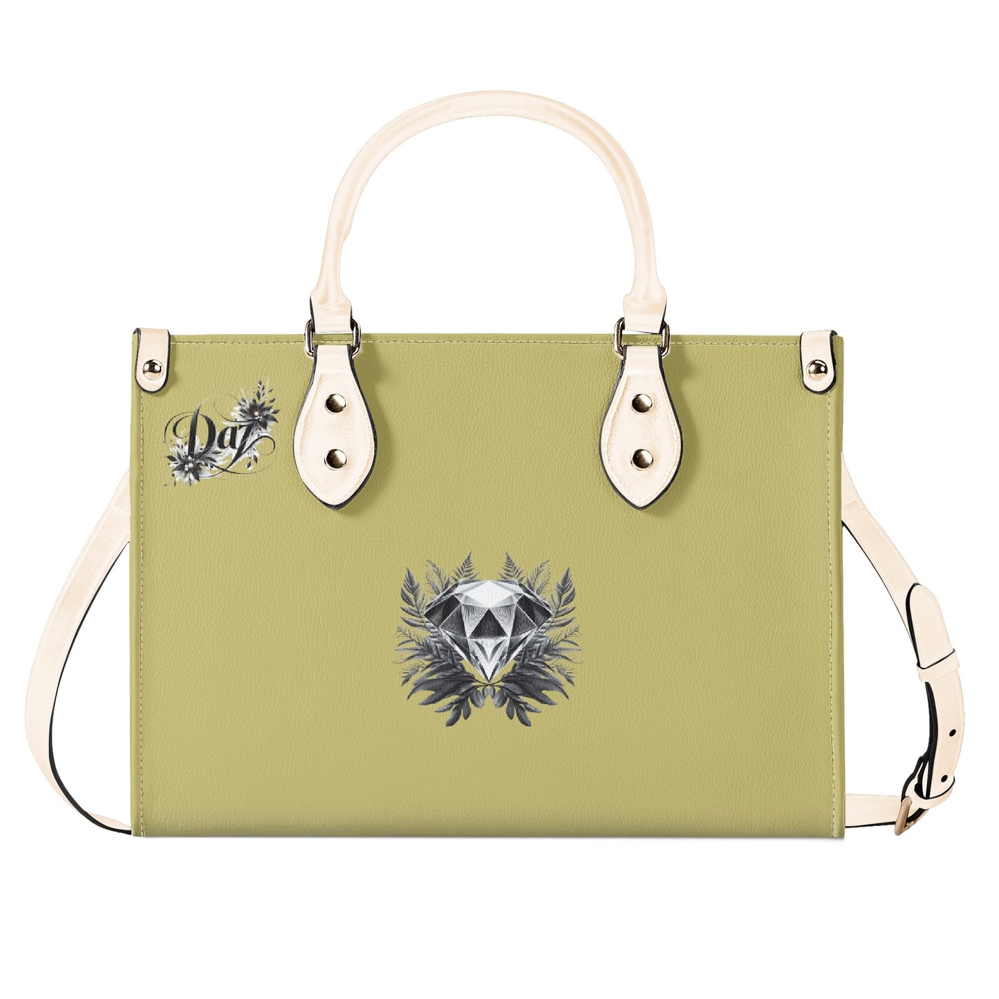 Bolso de mano de cuero sintético DAZ Luxury
