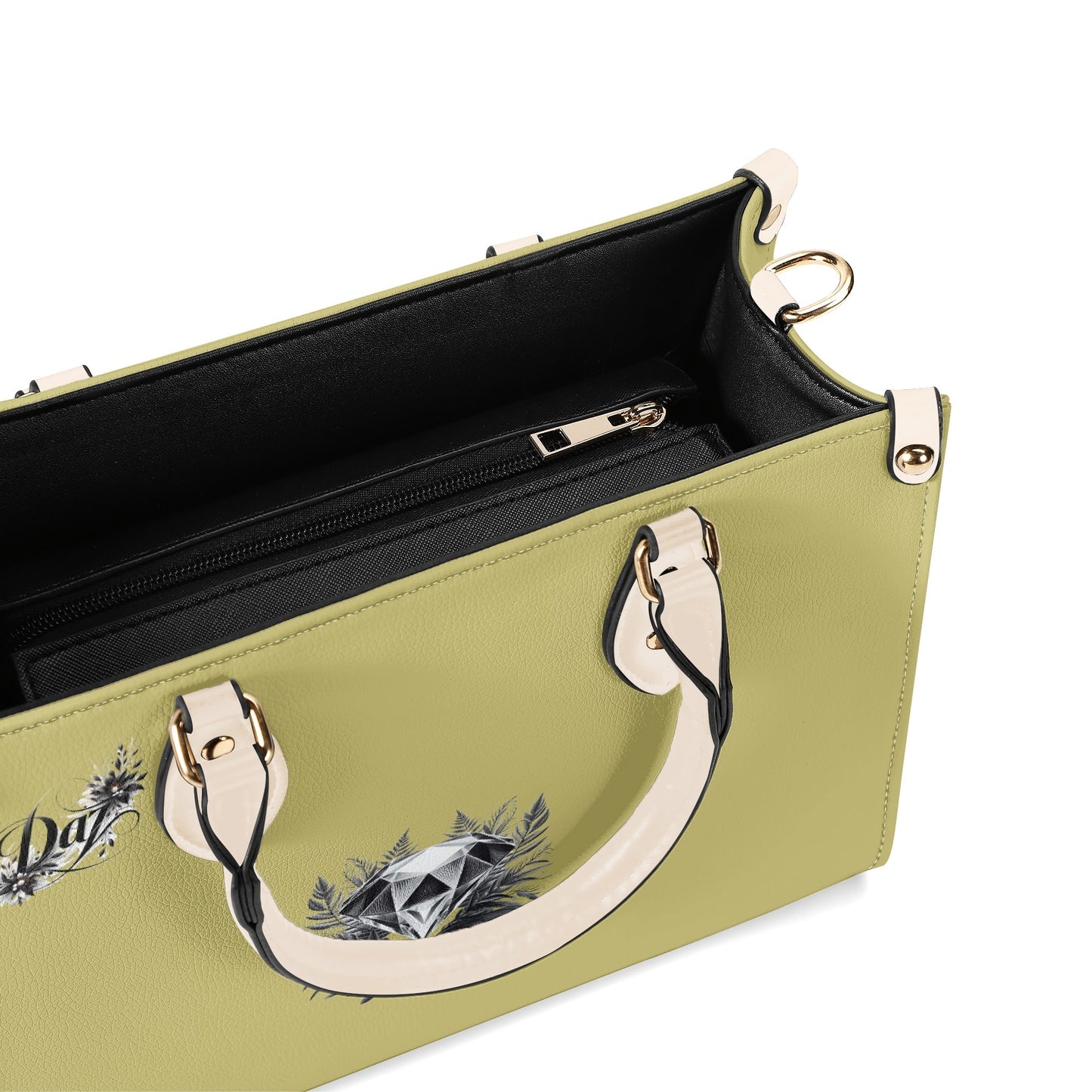 Bolso de mano de cuero sintético DAZ Luxury