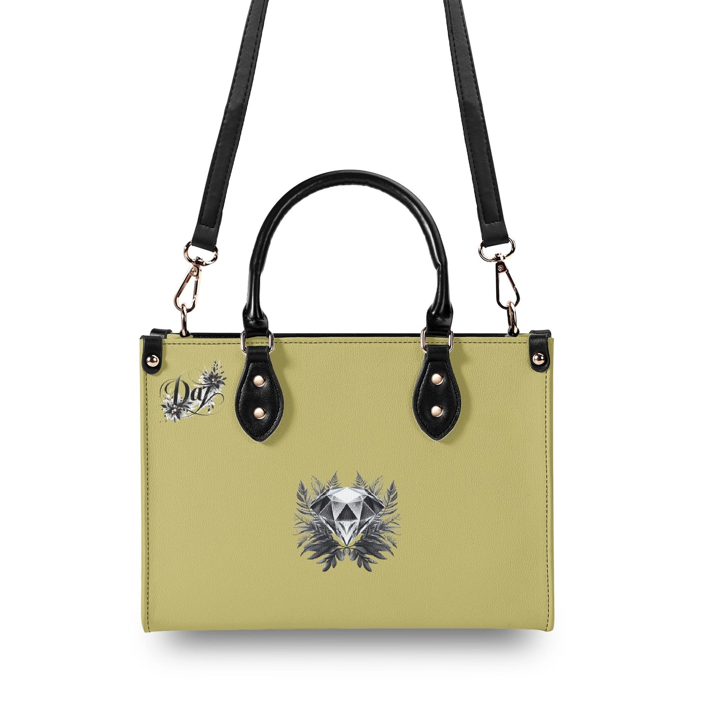 Bolso de mano de cuero sintético DAZ Luxury