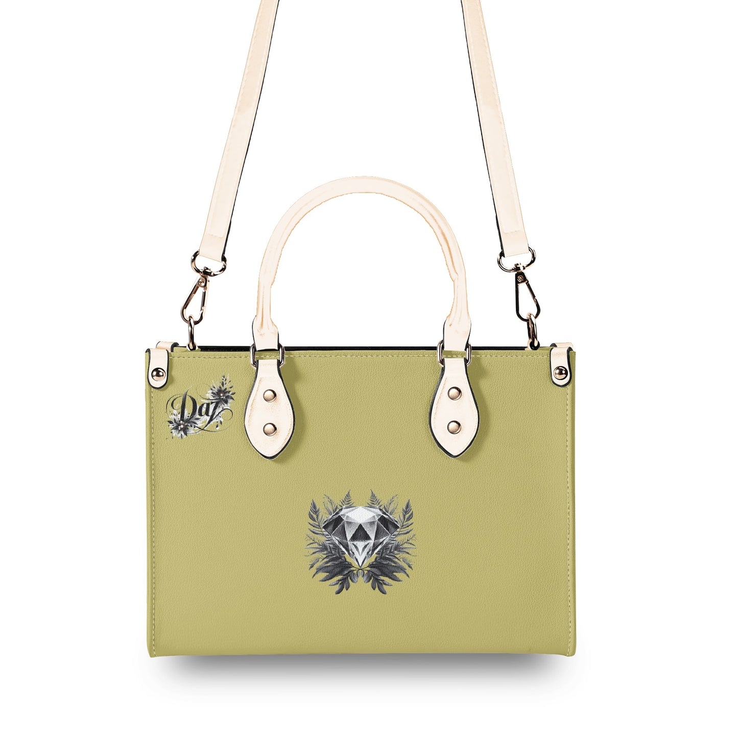 Bolso de mano de cuero sintético DAZ Luxury