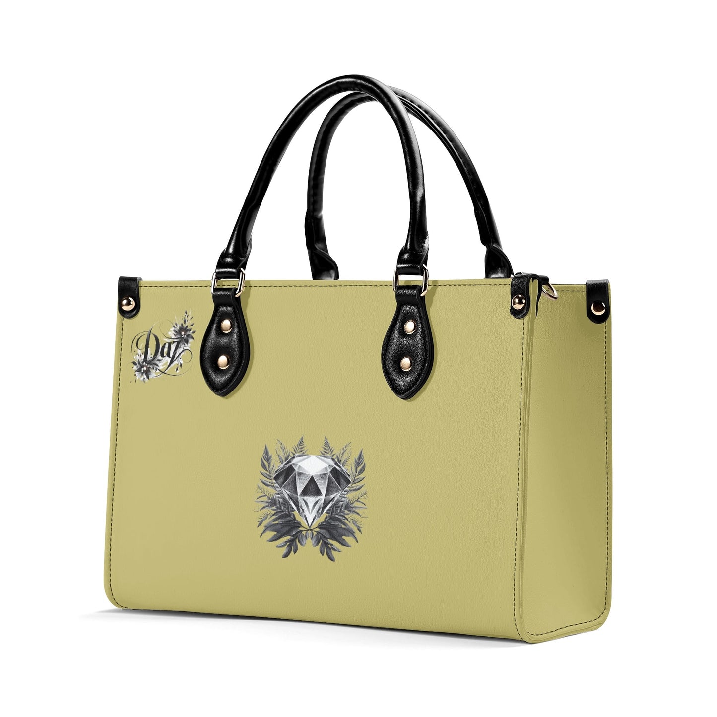 Bolso de mano de cuero sintético DAZ Luxury