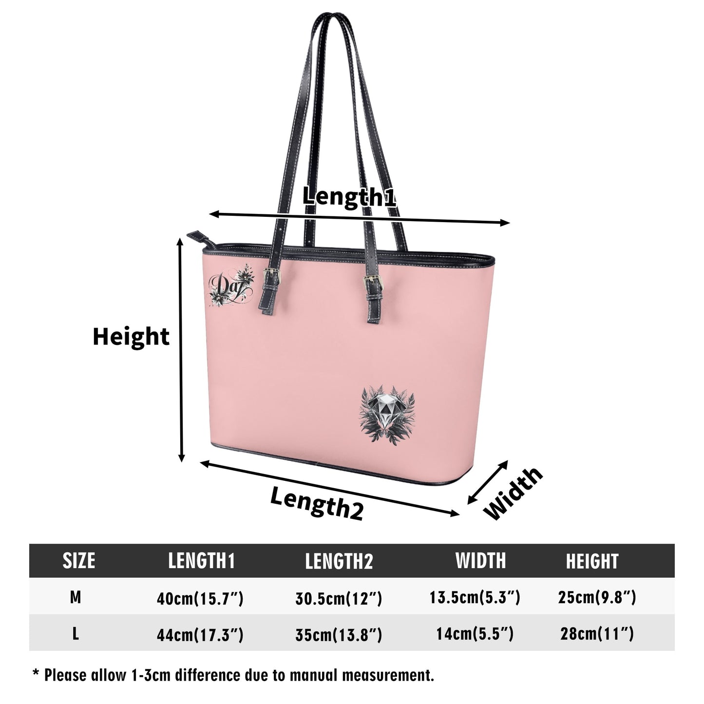 Bolso Tote de Cuero DAZ Luxury