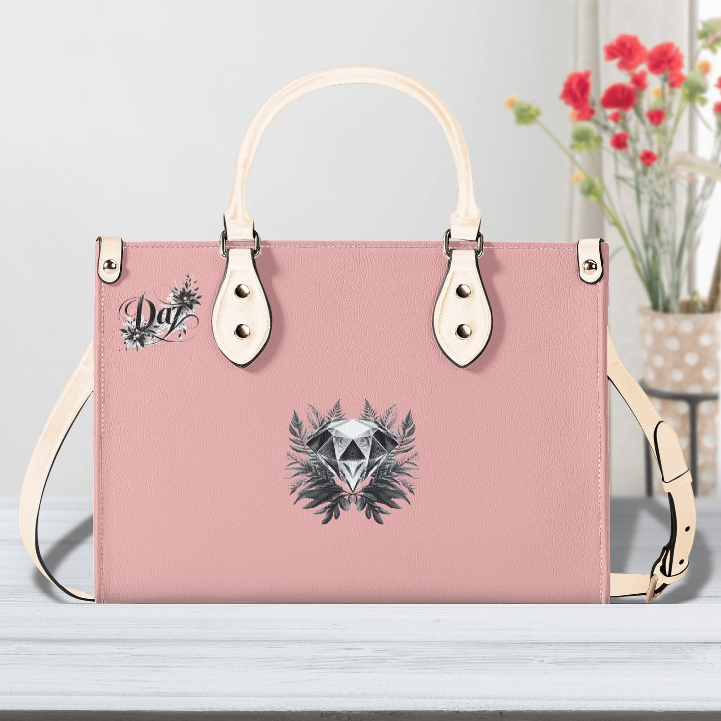 Bolso de mano de cuero sintético DAZ Luxury