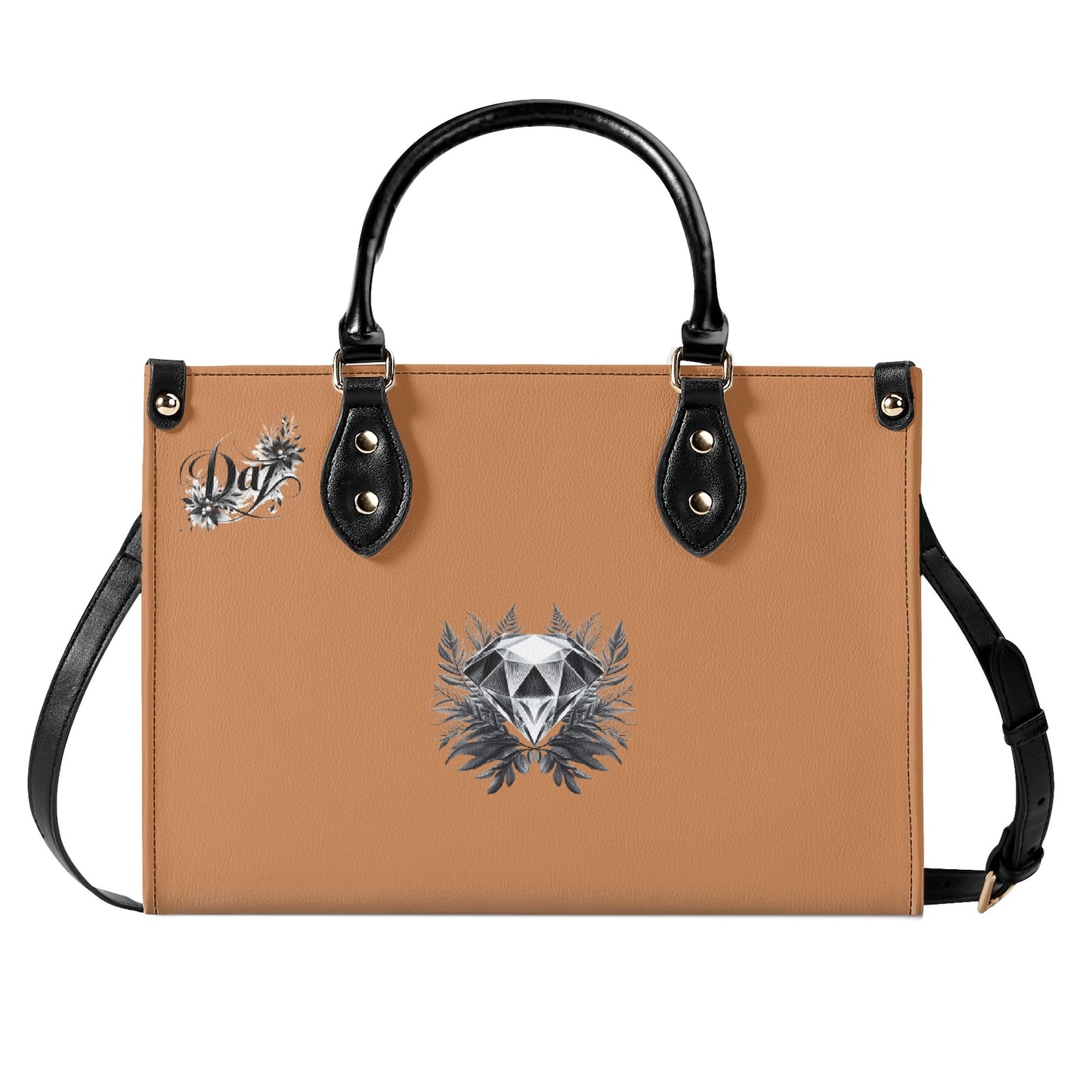 Bolso de mano de cuero sintético DAZ Luxury