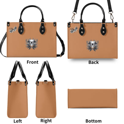 Bolso de mano de cuero sintético DAZ Luxury