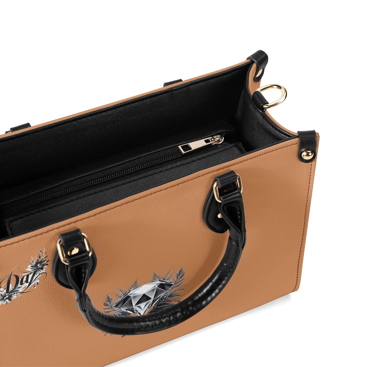 Bolso de mano de cuero sintético DAZ Luxury