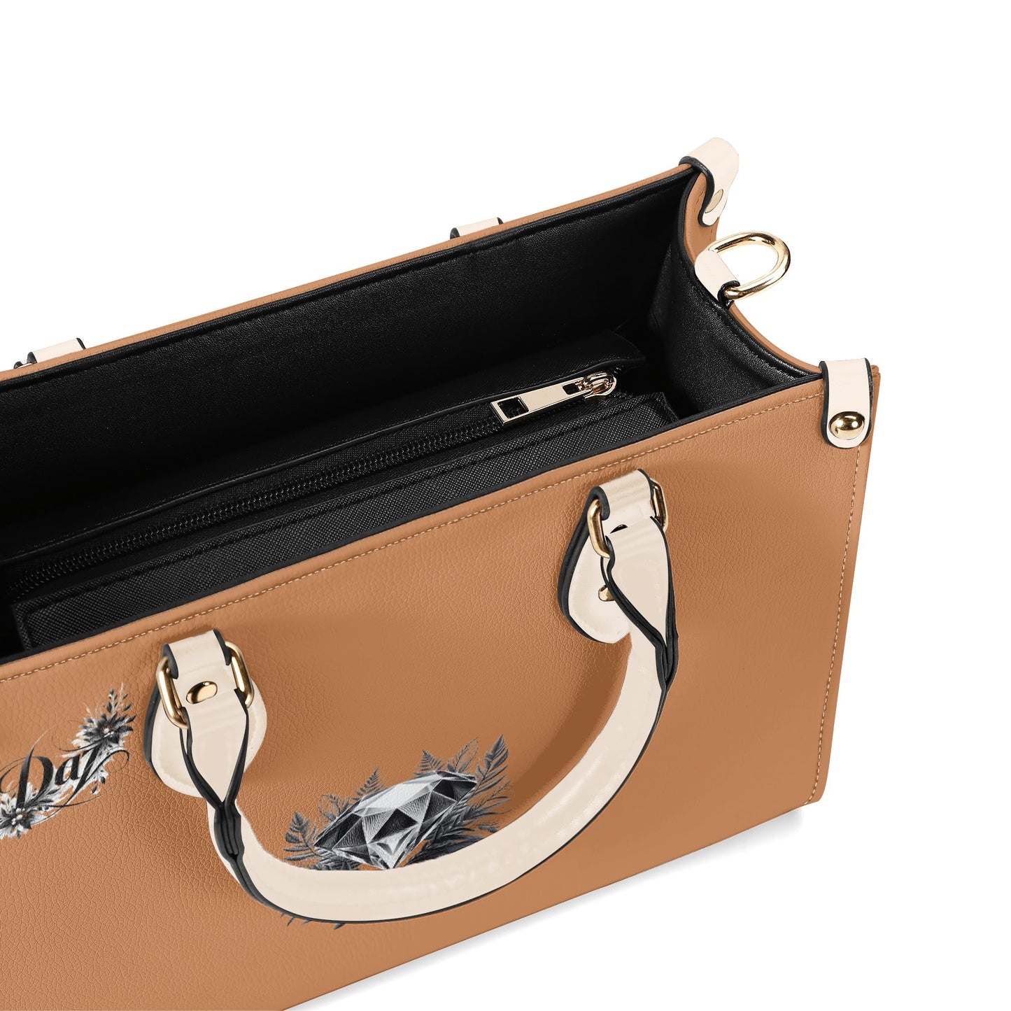 Bolso de mano de cuero sintético DAZ Luxury