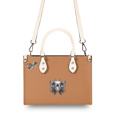 Bolso de mano de cuero sintético DAZ Luxury