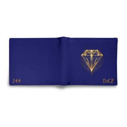 Cartera de cuero de grano superior DAZ Luxury para hombre