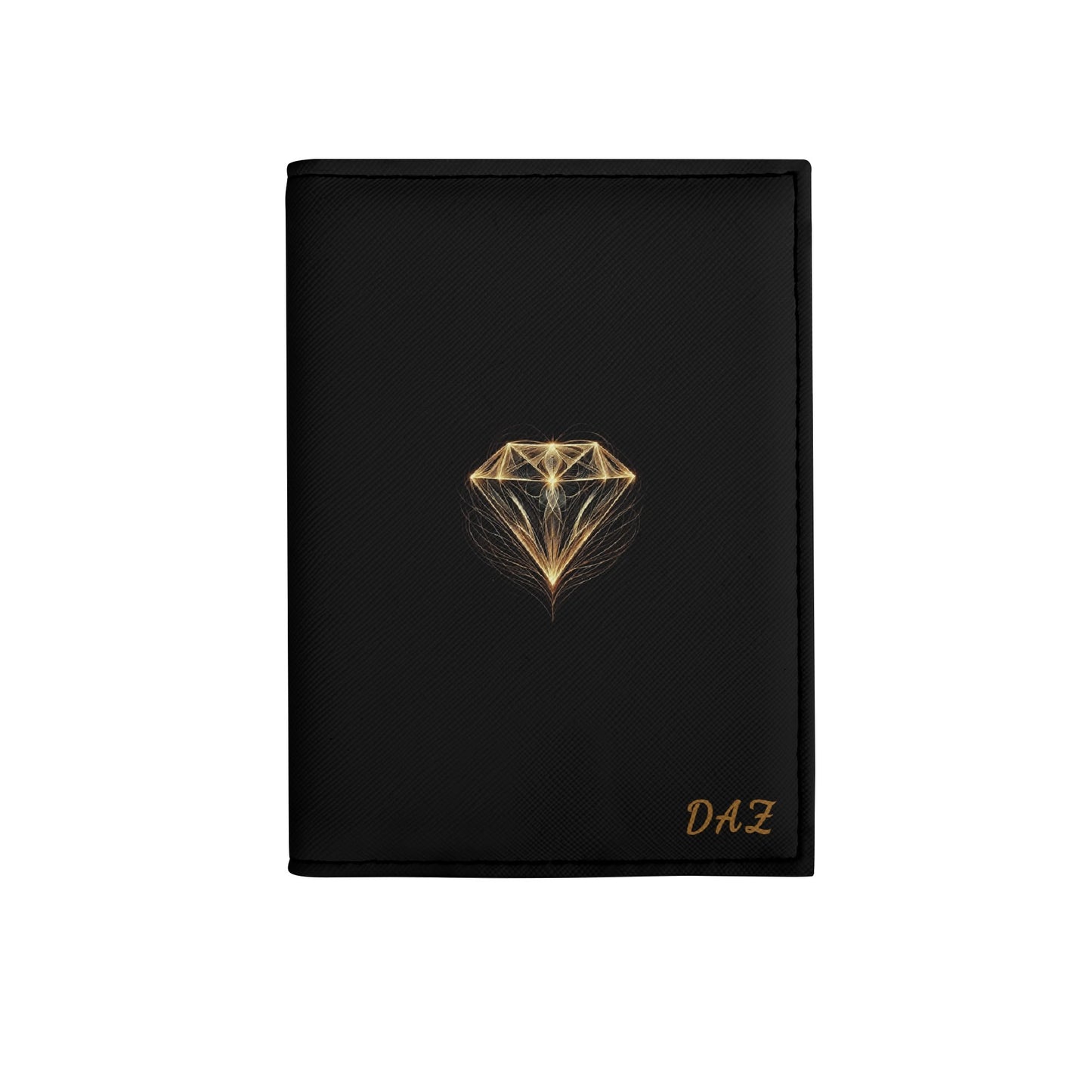 Estuche para pasaporte de cuero sintético con tarjetero DAZ Luxury