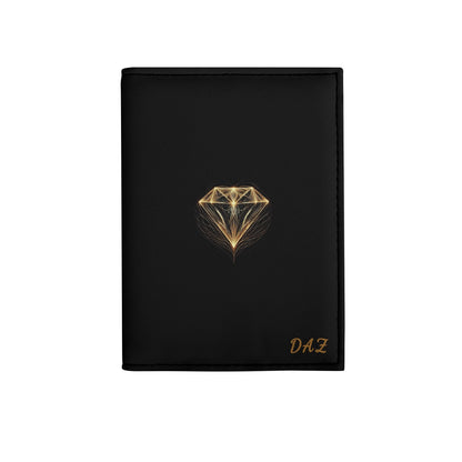 Estuche para pasaporte de cuero sintético con tarjetero DAZ Luxury