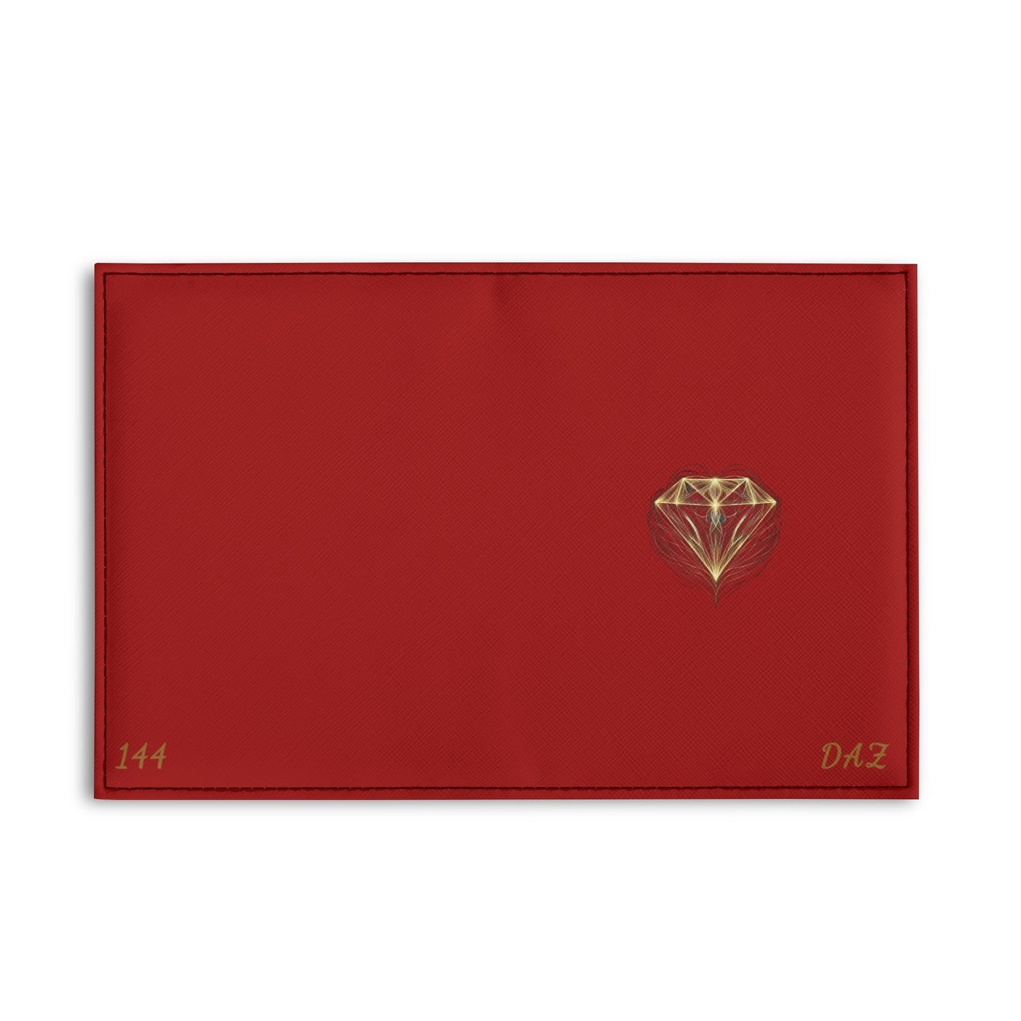 Estuche para pasaporte de cuero sintético con tarjetero DAZ Luxury