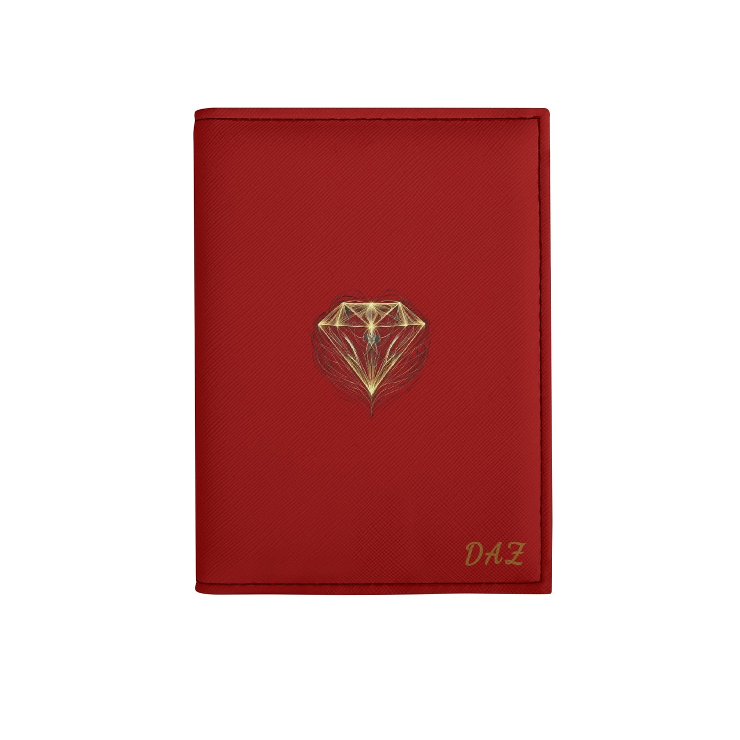 Estuche para pasaporte de cuero sintético con tarjetero DAZ Luxury