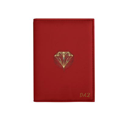 Estuche para pasaporte de cuero sintético con tarjetero DAZ Luxury