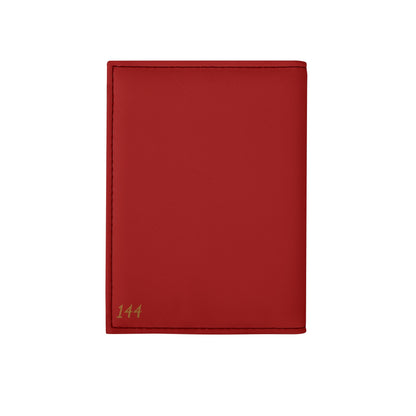 Estuche para pasaporte de cuero sintético con tarjetero DAZ Luxury