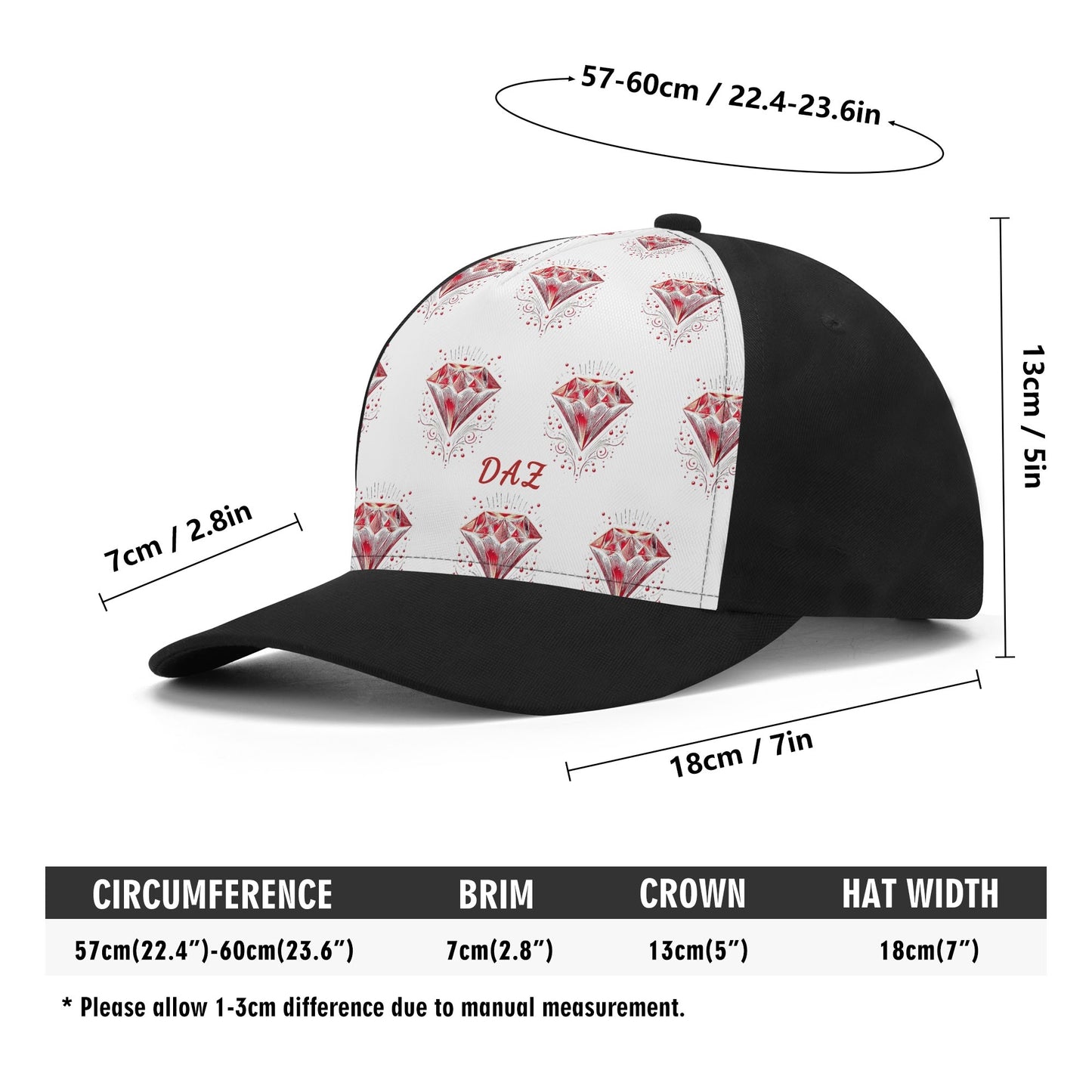 Gorra de béisbol DAZ Luxury