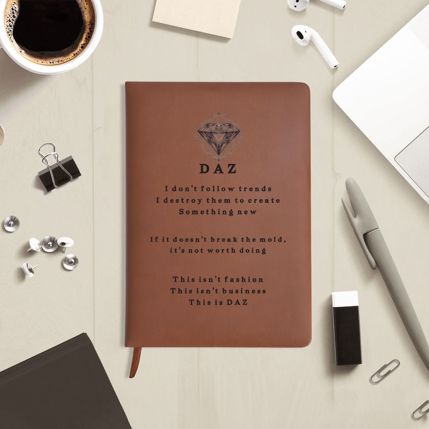 Cuaderno de Piel sintética DAZ Luxury