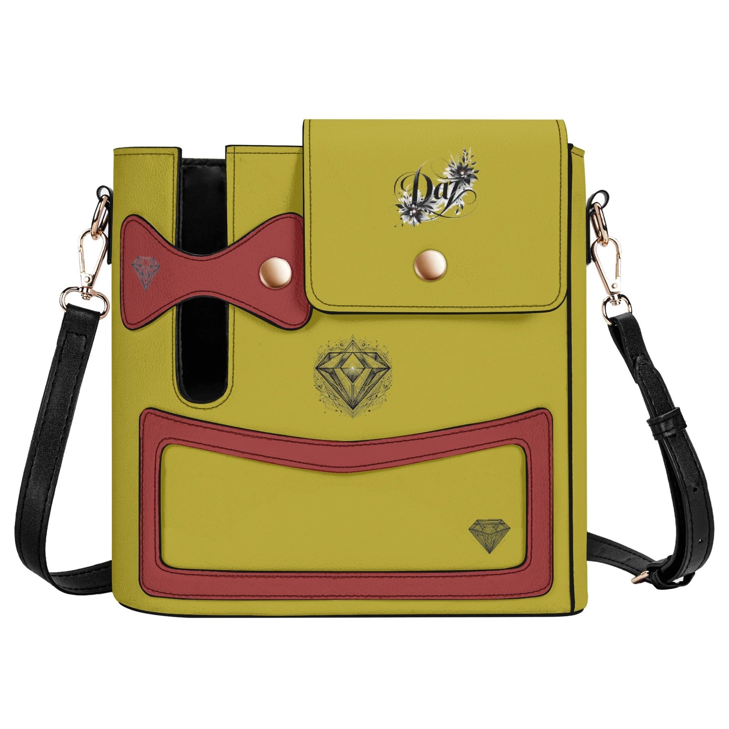 Bolso bandolera DAZ de lujo de cuero sintético