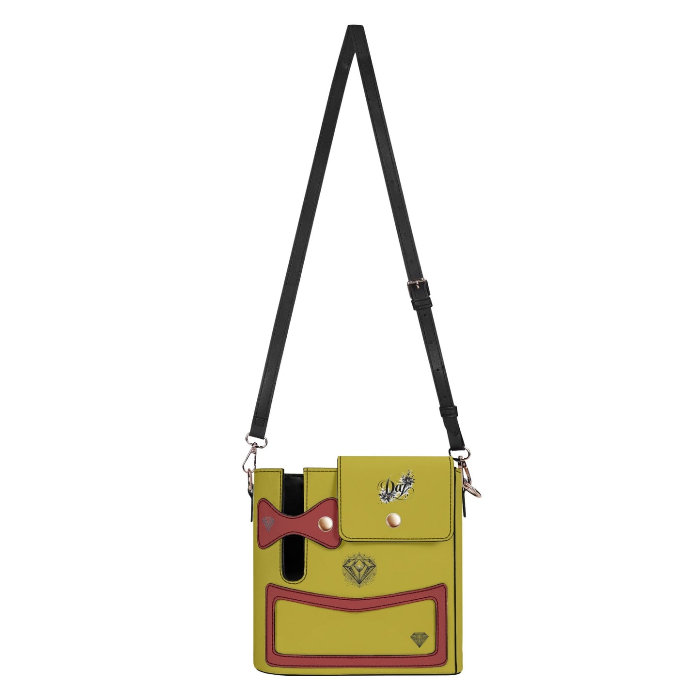Bolso bandolera DAZ de lujo de cuero sintético