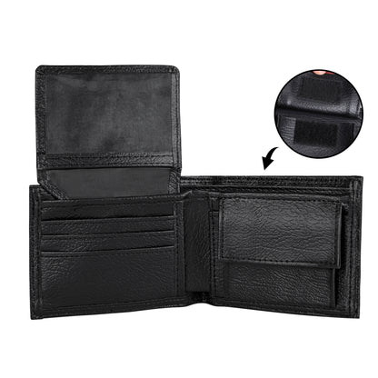 Cartera DAZ Premium de cuero sintético para hombre