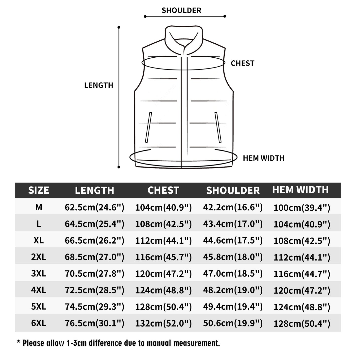 DAZ Luxury Lightweight Padded Vest
