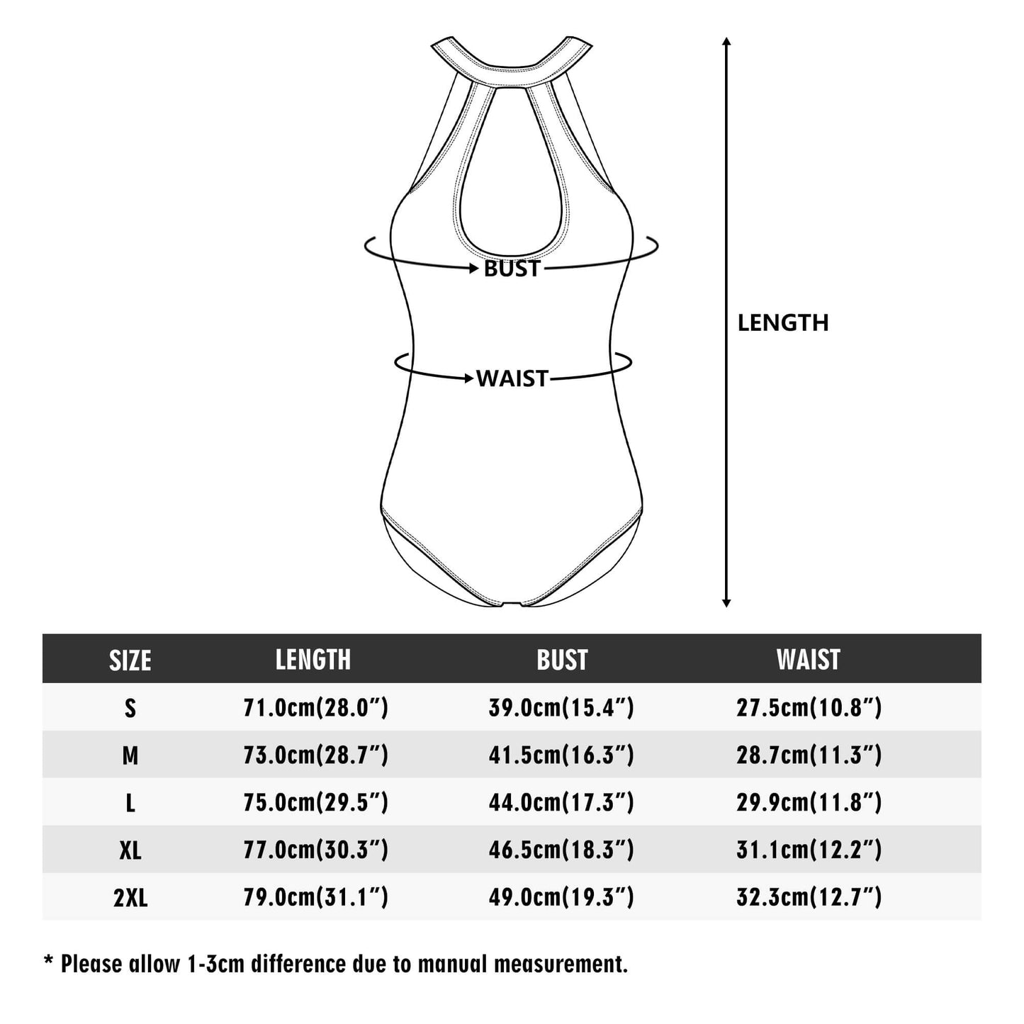 Traje de baño DAZ Luxury de una pieza con escote halter, lazo y espalda descubierta
