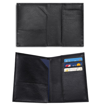 Estuche para pasaporte de cuero sintético con tarjetero DAZ Luxury
