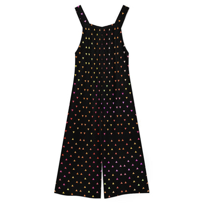 DAZMOND® "Prism Triangle" Wide-Leg Dungarees