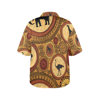 Camisa Hawaiana DAZ Luxury para Mujer (Hecha en Queens)