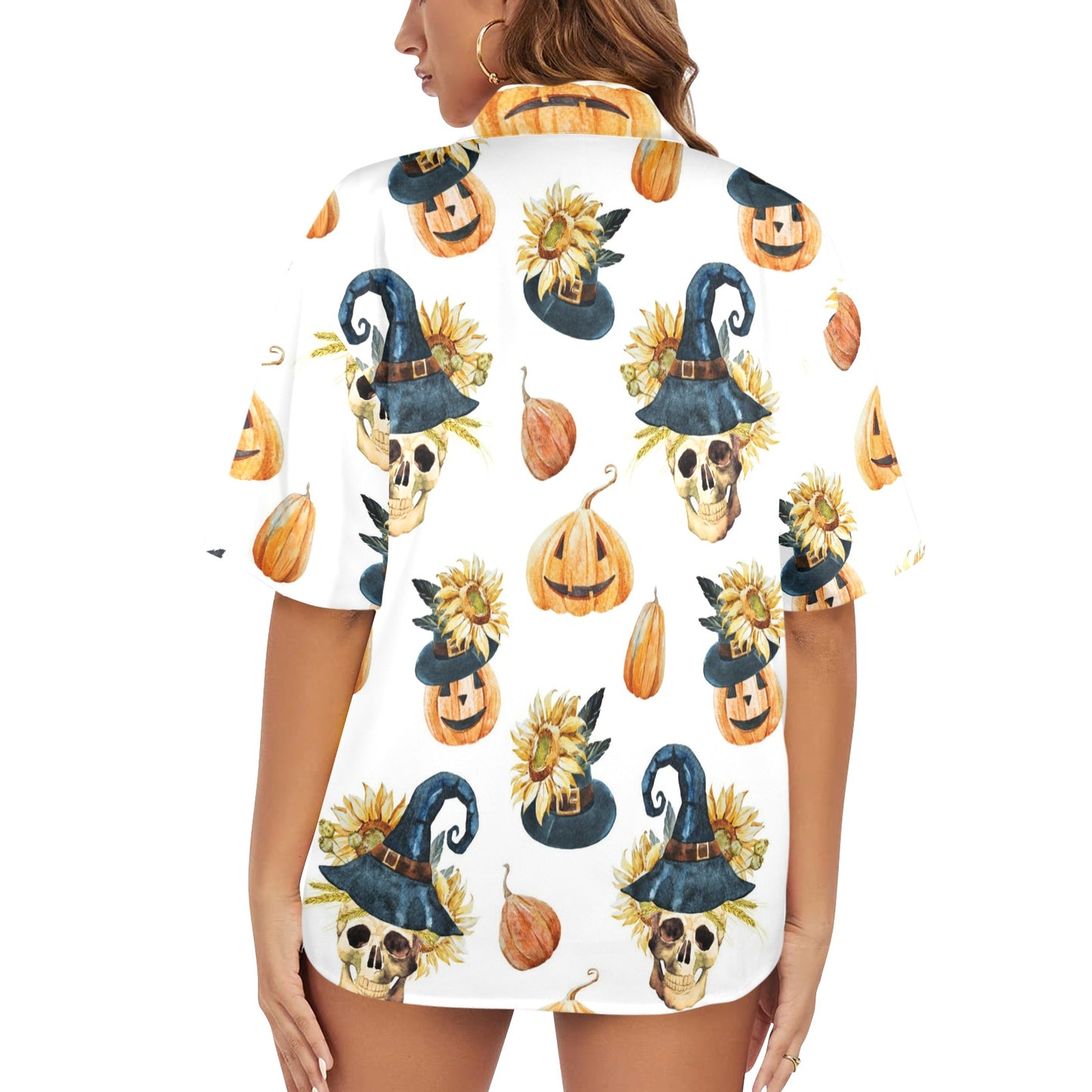Camisa Hawaiana DAZ Luxury para Mujer (Hecha en Queens)
