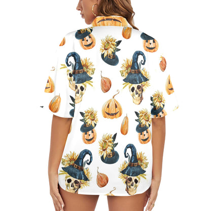 Camisa Hawaiana DAZ Luxury para Mujer (Hecha en Queens)