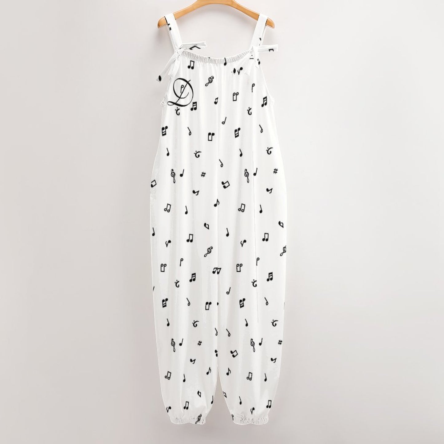 DAZMOND® "Crimson Thorns" Baggy Jumpsuit