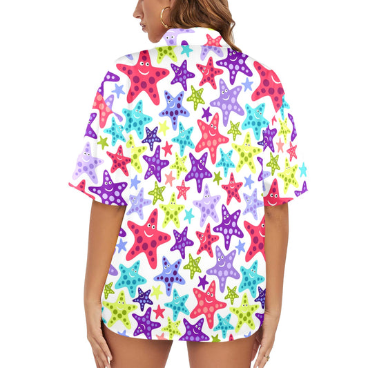Camisa Hawaiana DAZ Luxury para Mujer (Hecha en Queens)